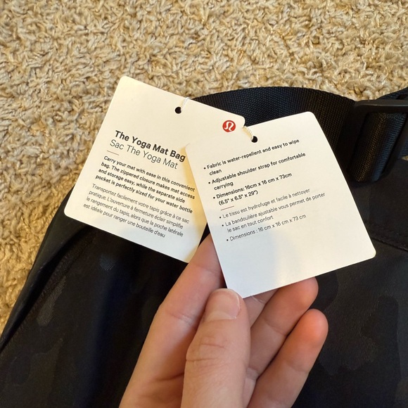 Lululemon Black Camo Yoga Mat Bag - Picture 5 of 5